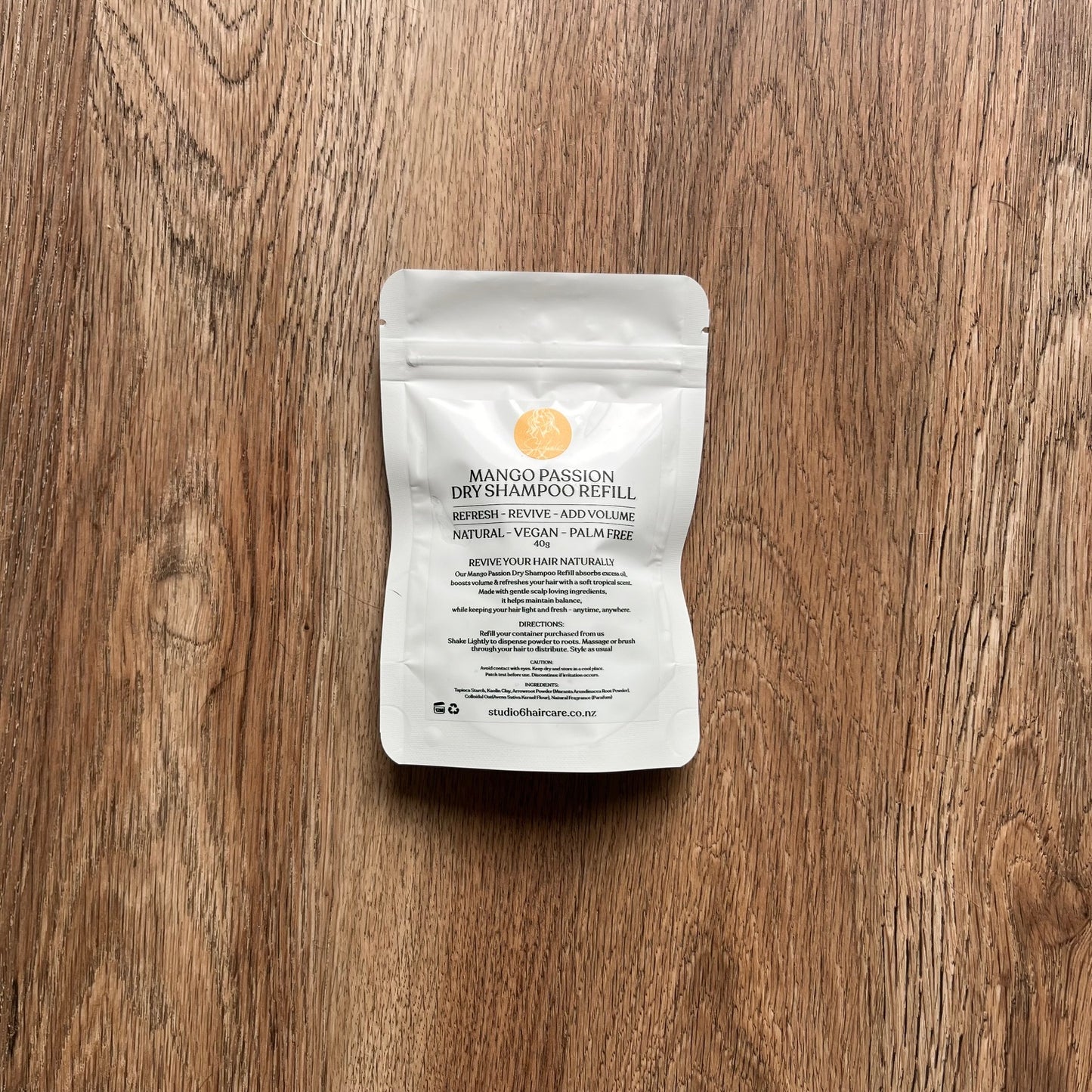 Mango Passion Dry Shampoo Refill – Refreshes, Revives & Adds Volume