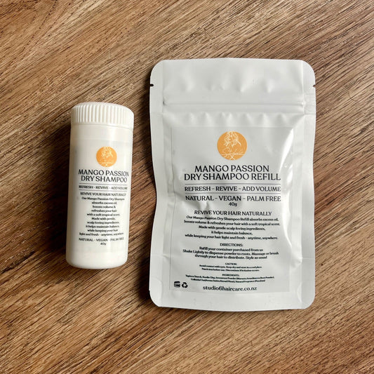 Mango Passion Dry Shampoo Bundle – 35g Shaker + 35g Refill | 70g Total