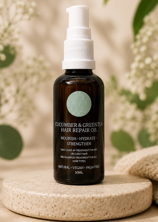 Cucumber & Green Tea - Hair Repair Oil
