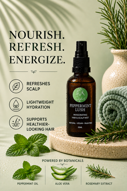 Peppermint Lush - Hydrating Hair & Scalp Mist